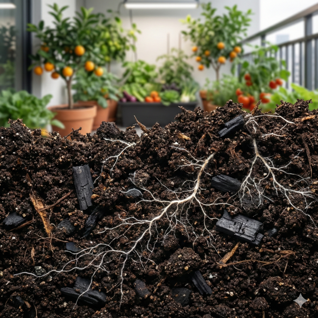 Microrganismos do solo atuando na fertilidade de vasos
