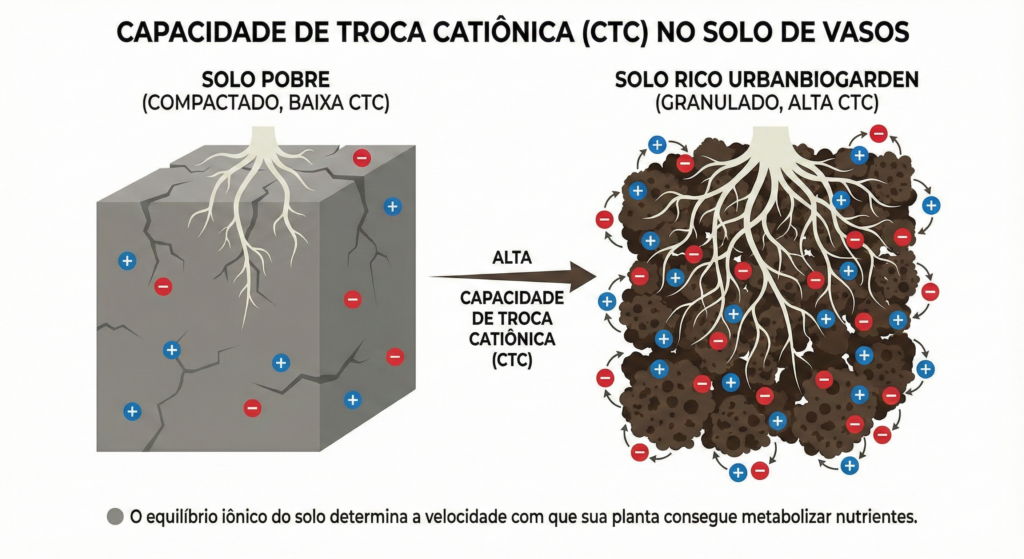 Microrganismos do solo atuando na fertilidade de vasos